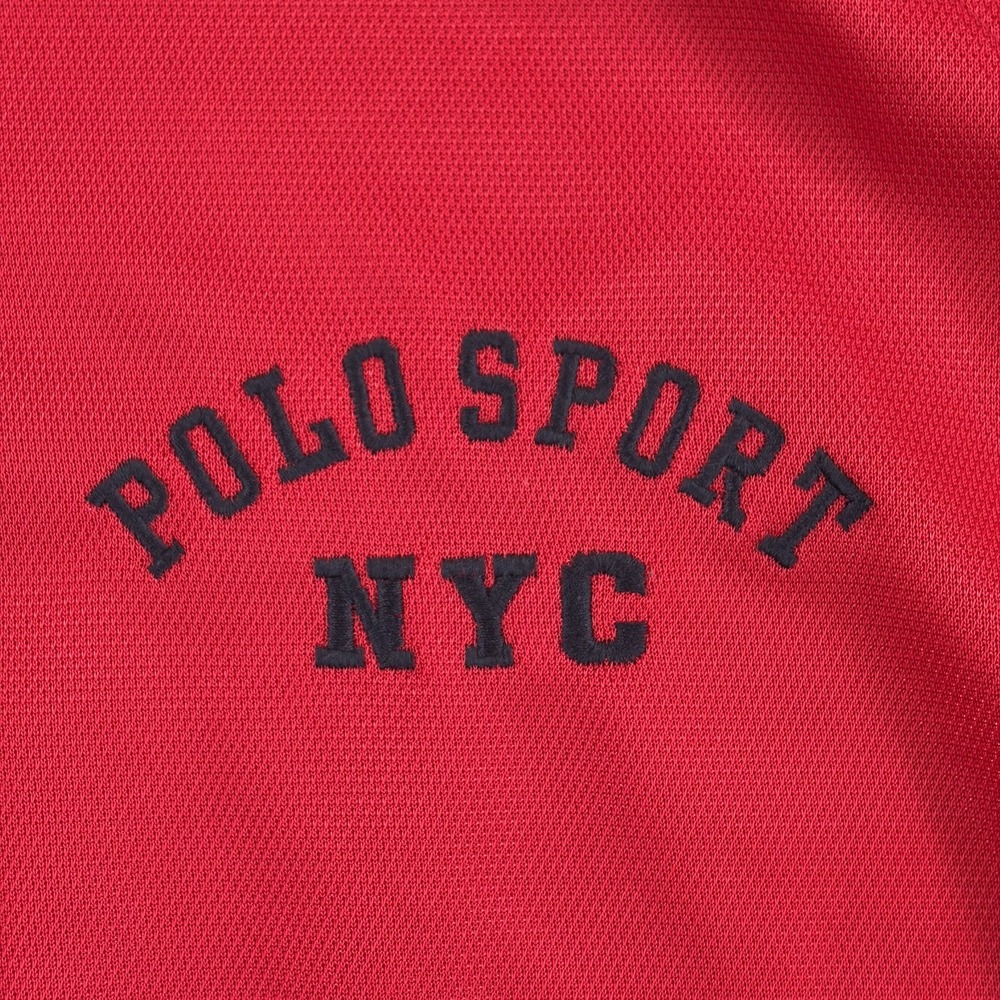 Vintage Ralph Lauren Polo Sport Warm Up Tear Away Snap Shirt Red Black Men Large - Picture 3 of 8